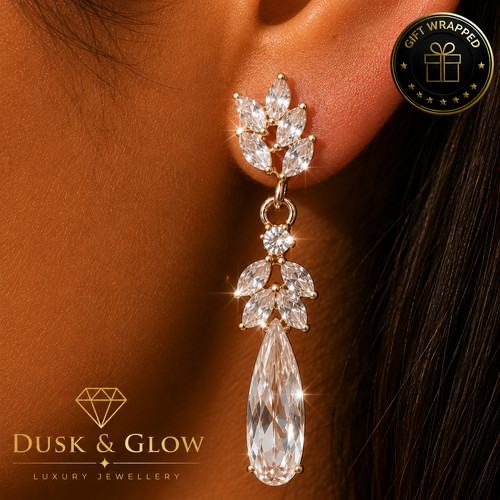 Stunning silver tear - stunning, cz