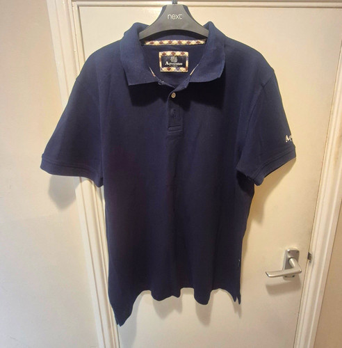 Aquascutum men navy cotton - aquascutum, men's