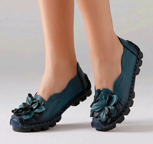 Socofy slip shoes - on, blue
