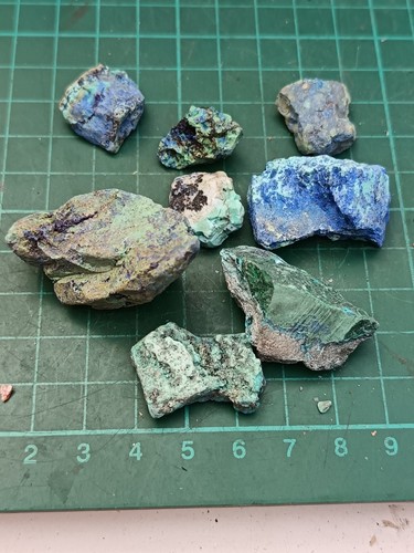 Azurite shattuckite - azurite,