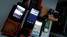 phones and tablet used 5x phones 1x tablet