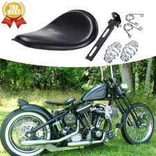Black Motorcycle Solo Seat