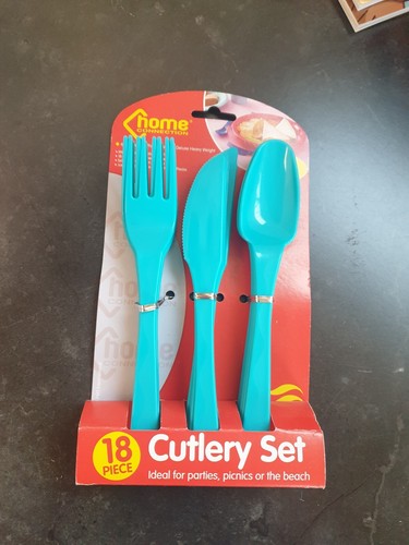 Reusable plastic cutlery set - reusable,