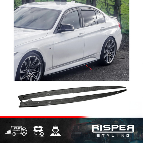 Side skirt splitters carbon - side,