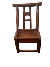Antique 1800 Circa Chinese Elm Wood Childs Chair ideal as a display piece