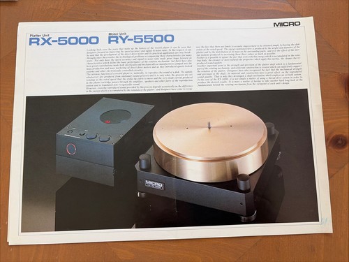 Micro seiki brochure 5000 - brochure, rx-5000
