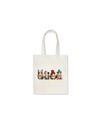 Christmas guinea pigs - guinea, tote