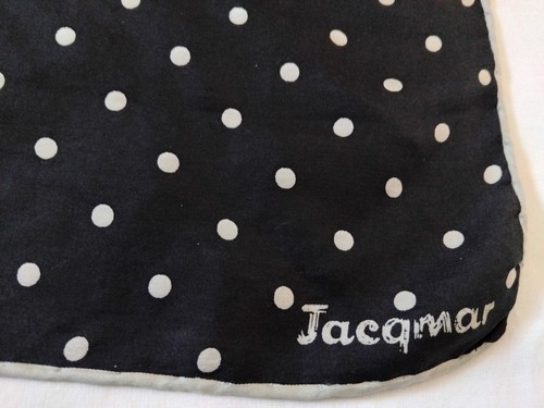 Vintage jacqmar black silk - vintage,