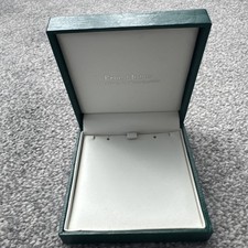 GREEN ‘ERNEST JONES’ JEWELLERY BOX