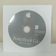 Powebook G4 Mac OS X Install CD Version 10.1  Apple Vintage