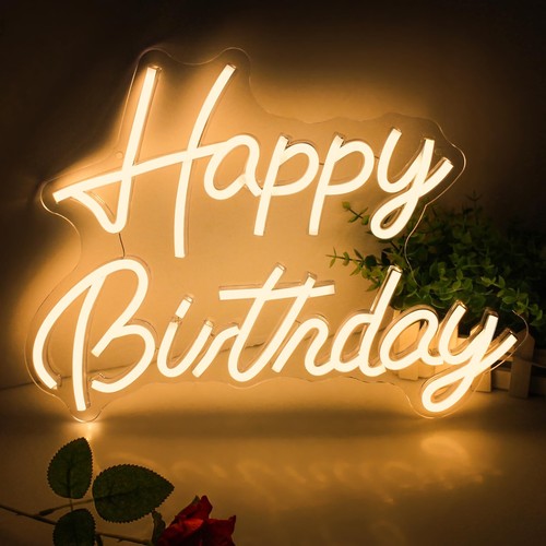 Happy birthday neon signs - neon,