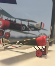 Ares Sopwith Pup Hitec Red RTF Version Indoor Model Aircraft /Batt,Pilot,Wheels