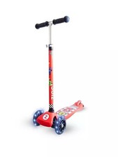 Zinc Three Wheeled Light Up Explorer Scooter - Racing Car -