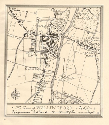 Town plan wallingford - town,
