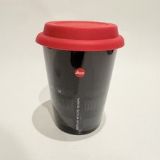 Leica Black Ceramic Coffee Cup