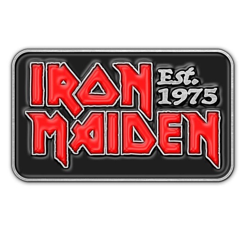 Iron maiden metal pin - iron,
