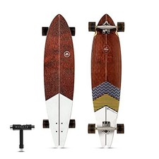 40-inch Pintail Cruiser Longboard Skateboard, Hard Maple Core Long Board Deck