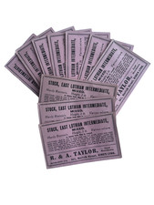Vintage paper seed packets