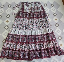 Ladies boho gypsy peasant 100%