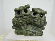 Green Jade Owl couple  