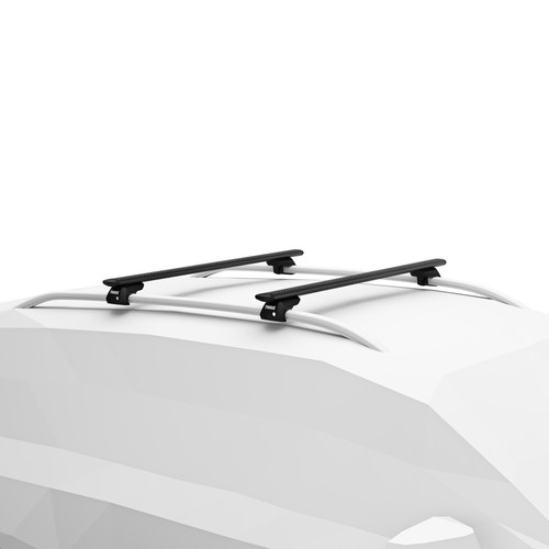 Thule roof rack bars raised - rack,