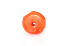 Ancient Red Coral Bead 9mm 4.5 Carat Gemstone Jewelry #A417 - Rare Find