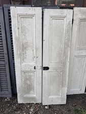 Vtg  1 Pair  Old  Wooden Door