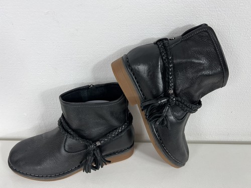 Hush puppies black leather - puppies,