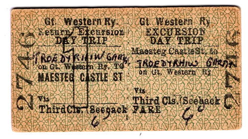 Railway ticket w r - railway, ticket: