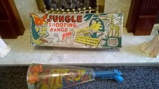 1960s LOUIS MARX JUNGLE SHOOTING RANGE BOXED LOVELY ITEM