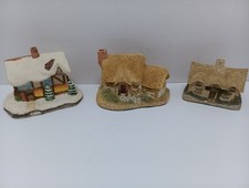 Lot Of 3 Miniture Villiage
