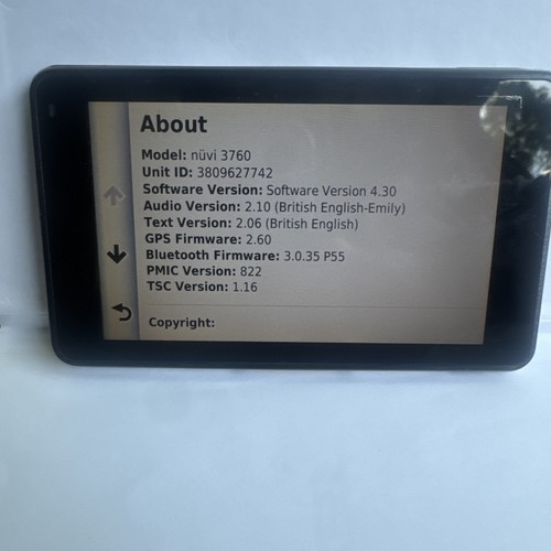 Garmin nuvi 3790 sat nav - garmin,