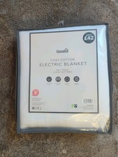 BNWT DUNELM COSY COTTON ELECTRIC BLANKET SINGLE