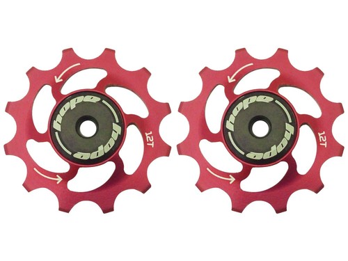 Hope 12t jockey wheels red - jockey,