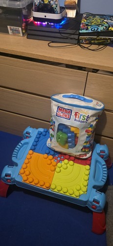 Mega bloks table - bloks, and