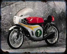 Honda Rc166 250 A4 Metal Sign