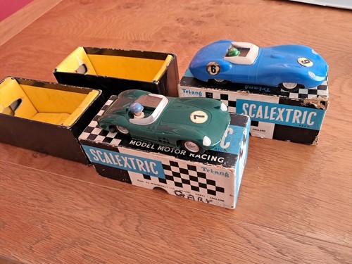 Pair 60s scalextric cars - 60s,