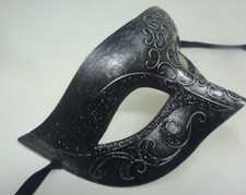 BLACK & SILVER UNISEX VENETIAN