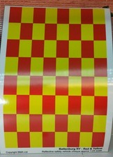 1:24 Fire Engine Code 3 Battenburg Reflective G Scale Model Kit Decal A5 Sheet