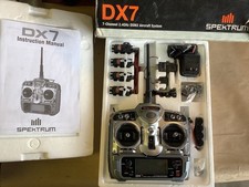 Spektrum DX7 7-Channel 2.4 Set Control Receiver AR7000 Dual /ds821 x4 Servos