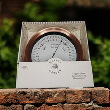 M&S Copper Effect Barometer &