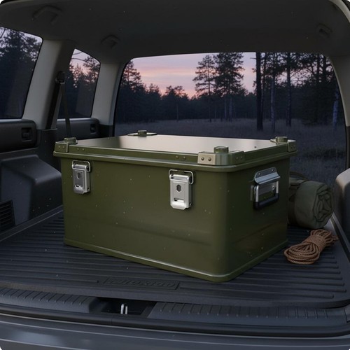 Aluminum storage box large - storage,