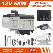 12V 6KW Petrol Diesel Water Heater w/ Remote Control Water Pump For Car Boat RV