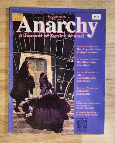 Anarchy magazine journal - a, of