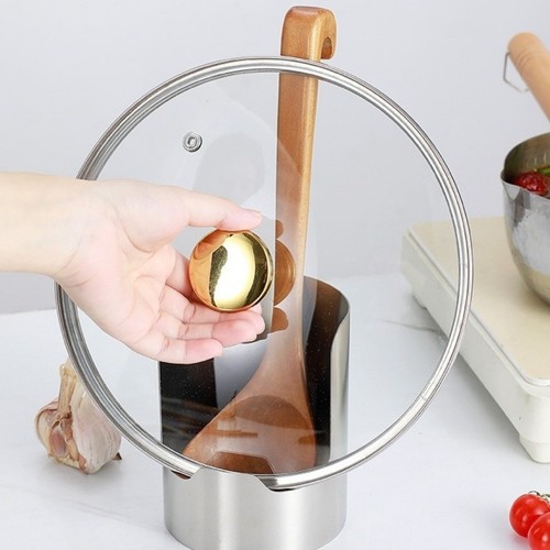 Stainless steel spoon holder - stainless,
