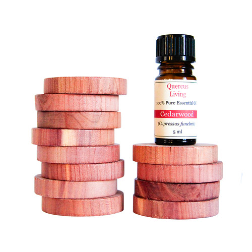 Cedar wood rings - wood, 24