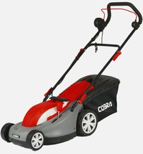 COBRA GTRM38 ELECTRIC LAWNMOWER  WITH REAR ROLLER POPULAR UK MODEL LIMITED STOCK