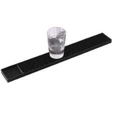 Black Rubber Bar Mat