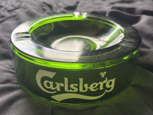 Vintage carlsberg green glass - carlsberg,