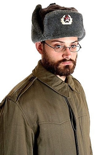 Russian soviet ushanka - soviet, winter